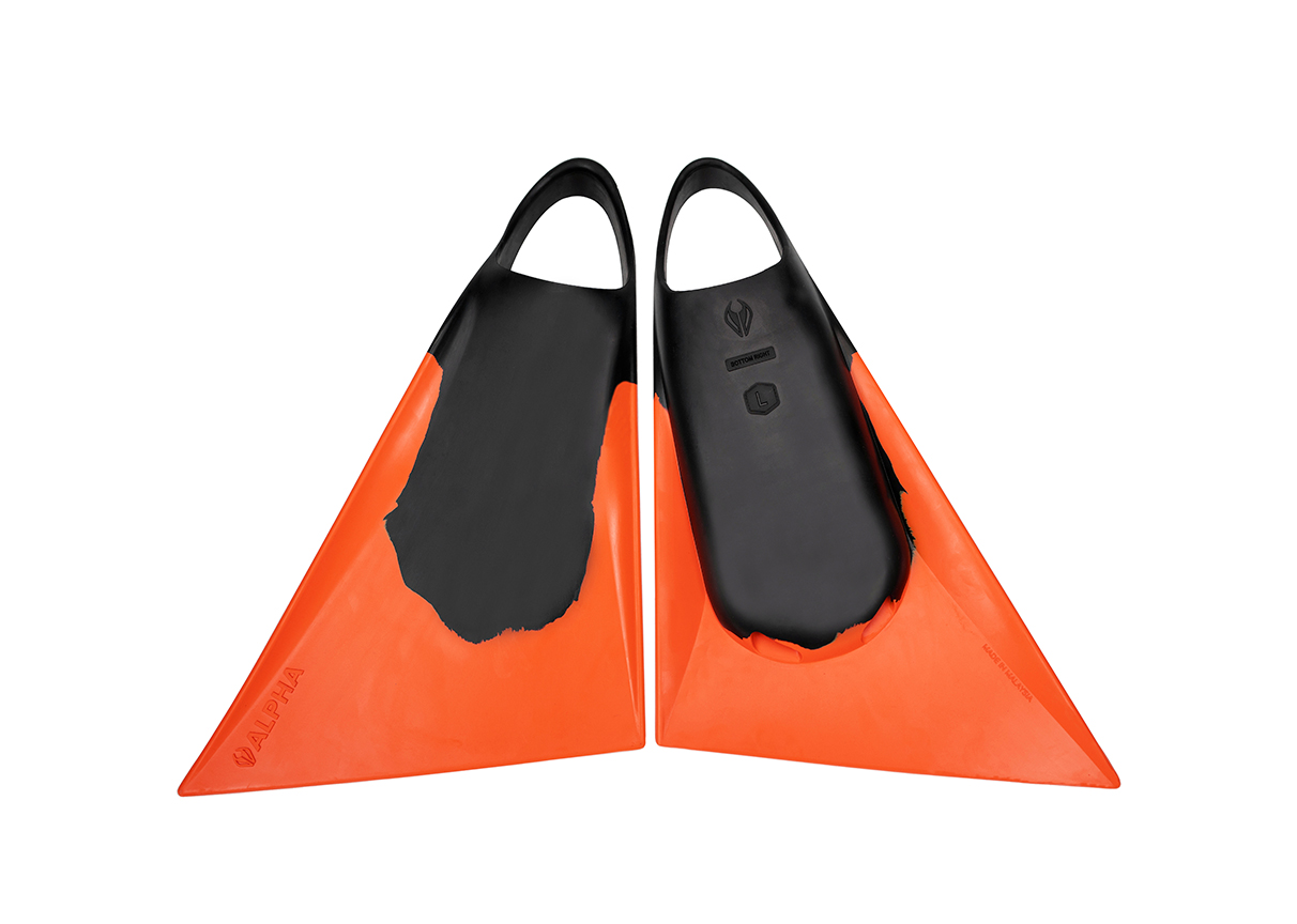 Alpha Fins - Black/Orange